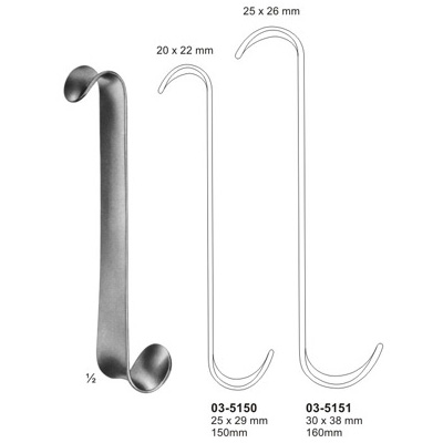 Roux Retractors 150mm